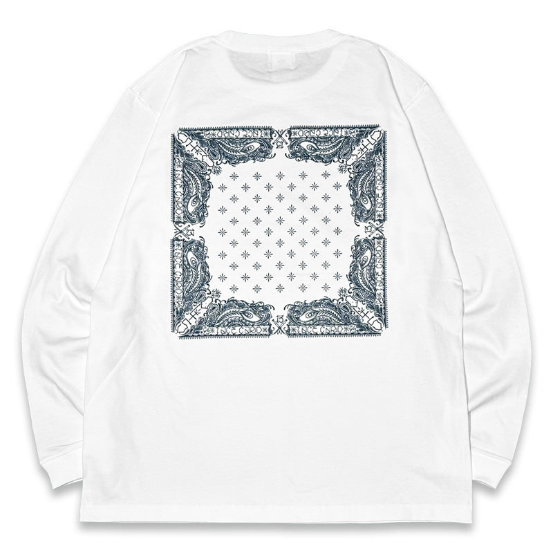 KUSTOMSTYLE KSTL2434 "S-T LOGO BANDANA" LONG SLEEVE T-SHIRTS