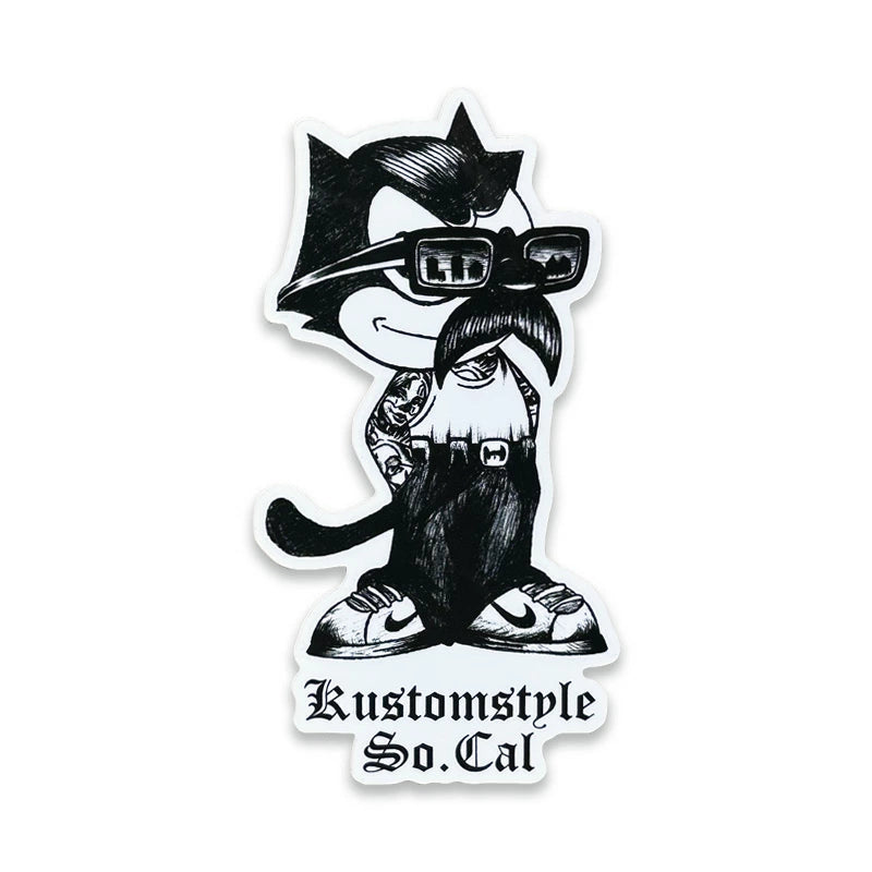 KSD2502 THE CAT STICKER