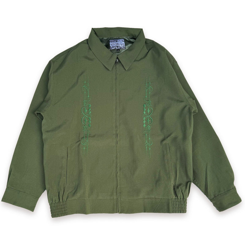 KUSTOMSTYLE KSLWJ2505OL -CARLSBAD- LIGHT WEIGHT JACKET COLOR*OLIVE