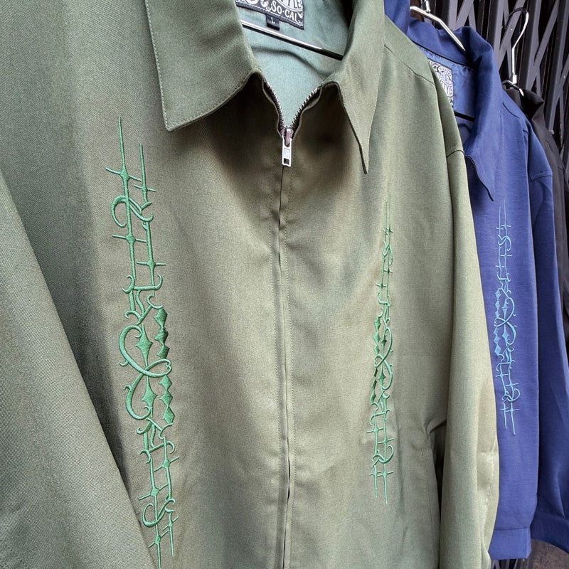 KUSTOMSTYLE KSLWJ2505OL -CARLSBAD- LIGHT WEIGHT JACKET COLOR*OLIVE