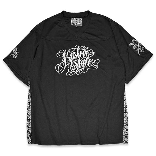 KUSTOMSTYLE  KSFOOT2508BK "GARDEN GROVE" FOOTBALL JERSEY