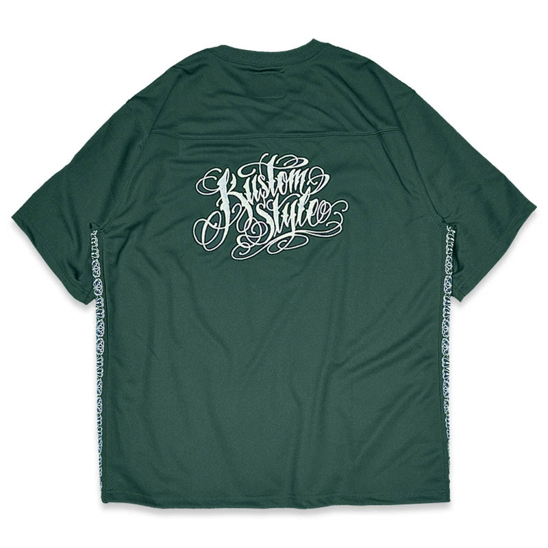 KUSTOMSTYLE  KSFOOT2508BK "GARDEN GROVE" FOOTBALL JERSEY