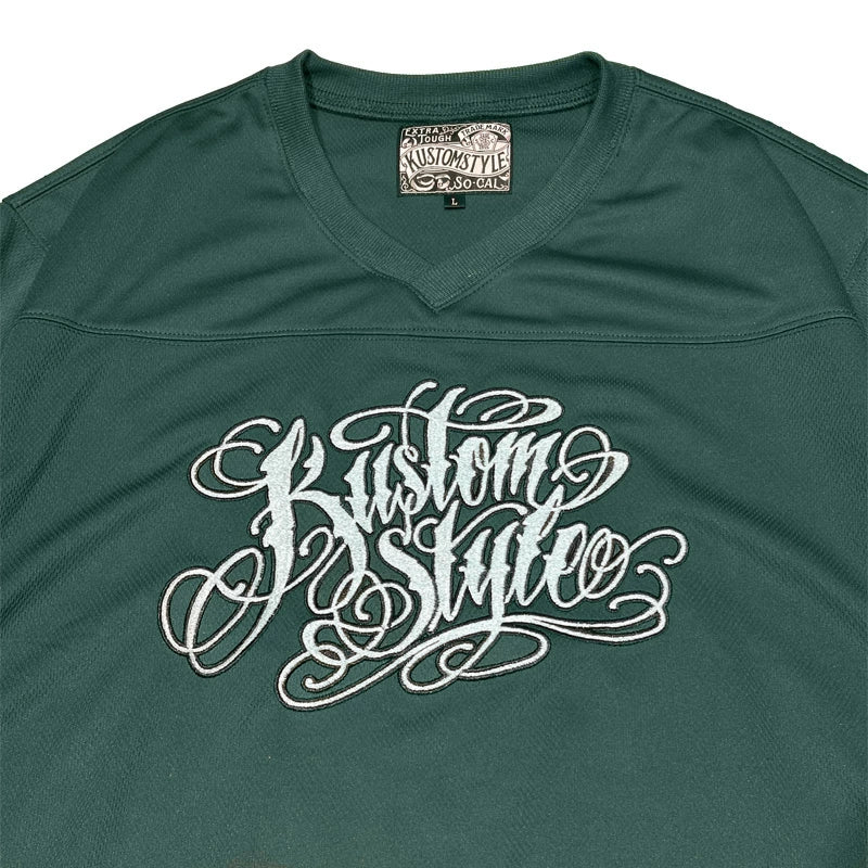KUSTOMSTYLE  KSFOOT2508BK "GARDEN GROVE" FOOTBALL JERSEY