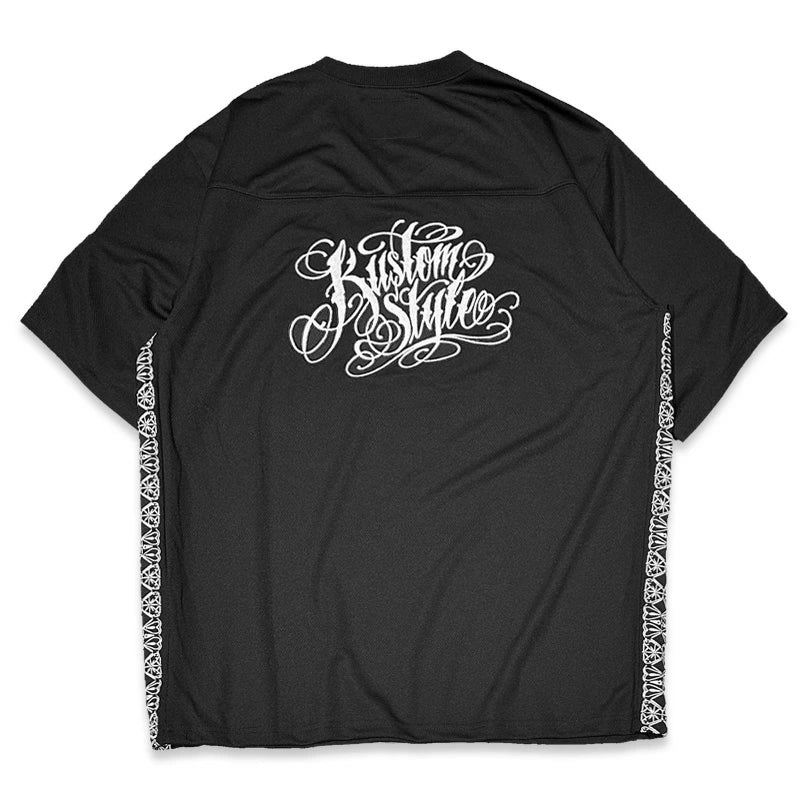 KUSTOMSTYLE  KSFOOT2508BK "GARDEN GROVE" FOOTBALL JERSEY