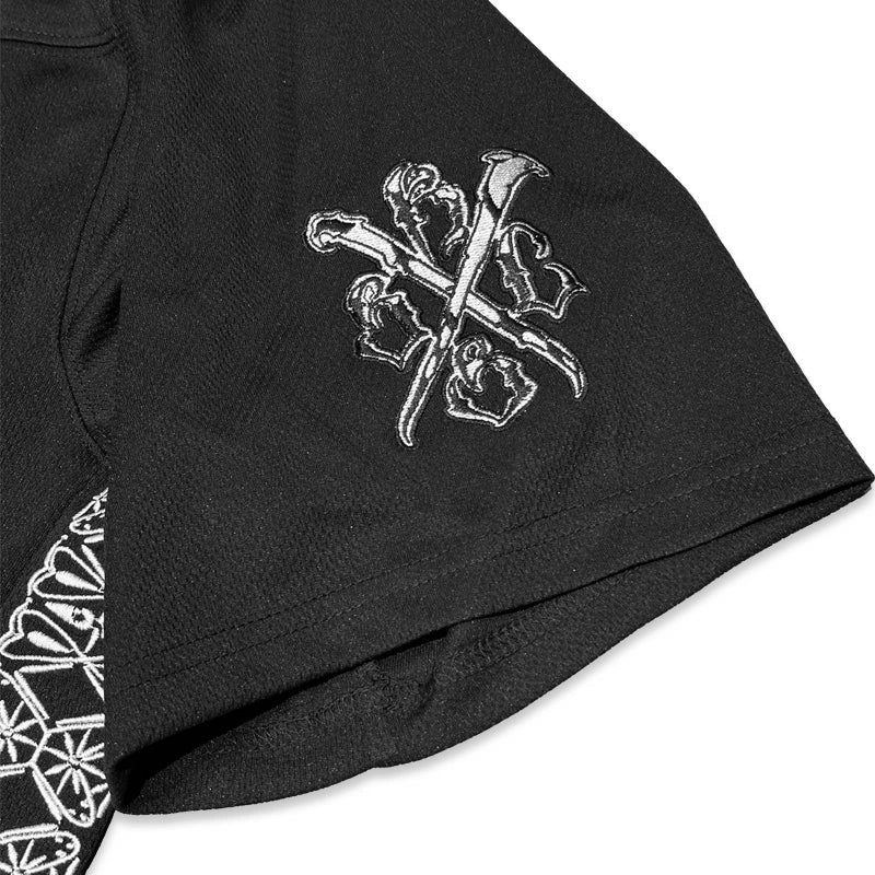 KUSTOMSTYLE  KSFOOT2508BK "GARDEN GROVE" FOOTBALL JERSEY