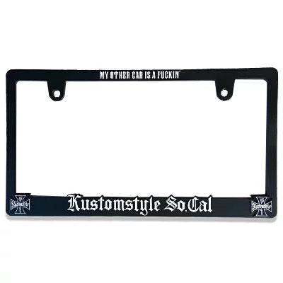 "RAISED CROSS" JAPANESE LICENSE PLATE FRAME