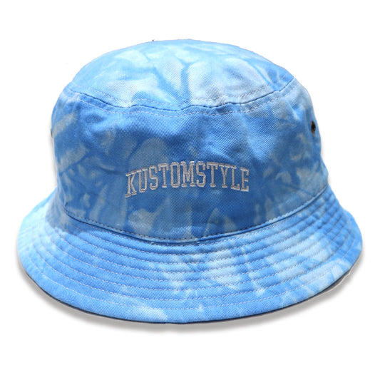 "COLLEGE LOGO" TIE DYE BUCKET HAT