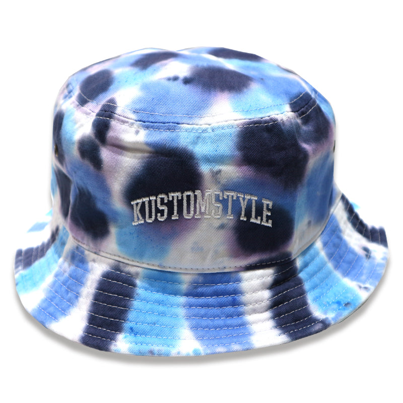 "COLLEGE LOGO" TIE DYE BUCKET HAT