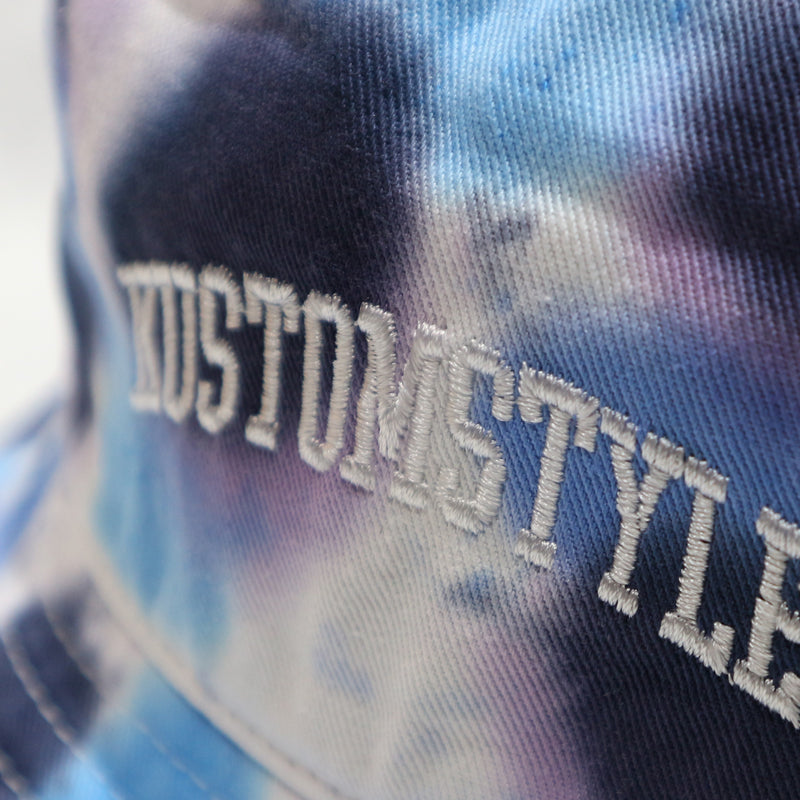 "COLLEGE LOGO" TIE DYE BUCKET HAT