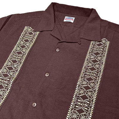 "FACE CARD" GUAYABERA SHORT SLEEVE SHIRTS