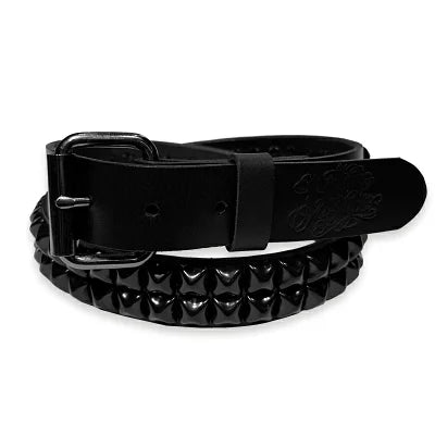 PYRAMID STUDS GENUINE LEATHER BELT