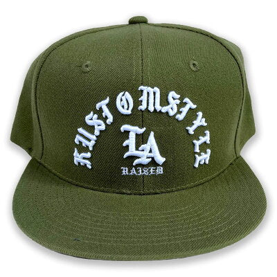 "LA RAISED" SNAP BACK CAP