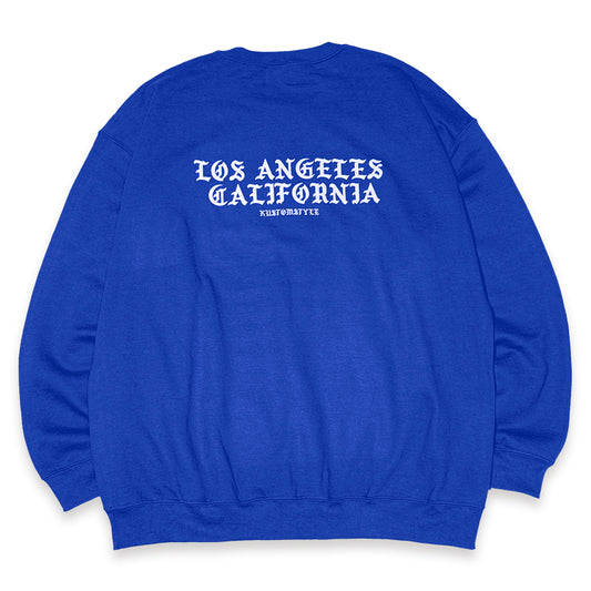 "LOS ANGELES CALIFORNIA" CREW NECK SWEATSHIRT