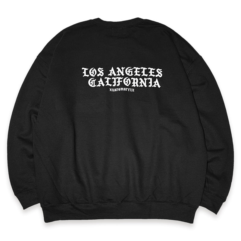 "LOS ANGELES CALIFORNIA" CREW NECK SWEATSHIRT