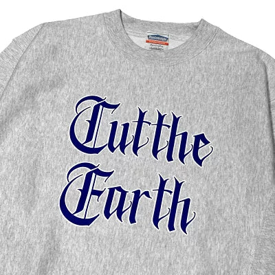 "CUTTHE EARTH" CREW NECK SWEATSHIRT