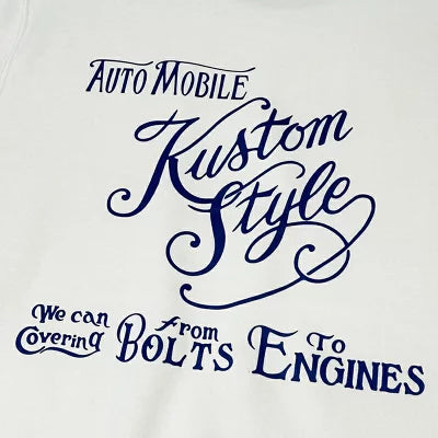 "BOLTS TO ENGINES" CREW NECK SWEATSHIRTS