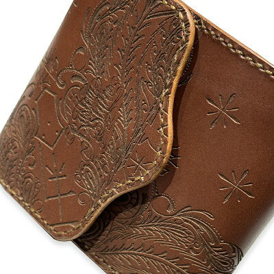 BANDANA LEATHER FOLDABLE WALLET