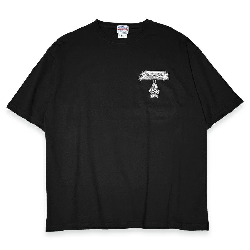 KUSTOMSTYLE  KST2410"BLACK ICE" BLACK T-SHIRTS