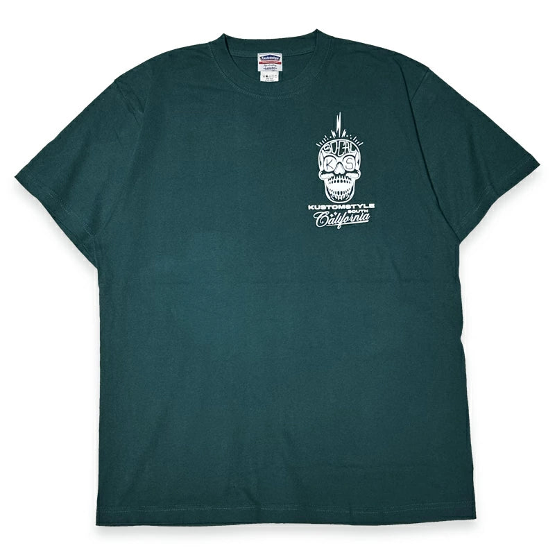 KUSTOMSTYLE  KST2412WH "P,L,O SKULL" T-SHIRTS