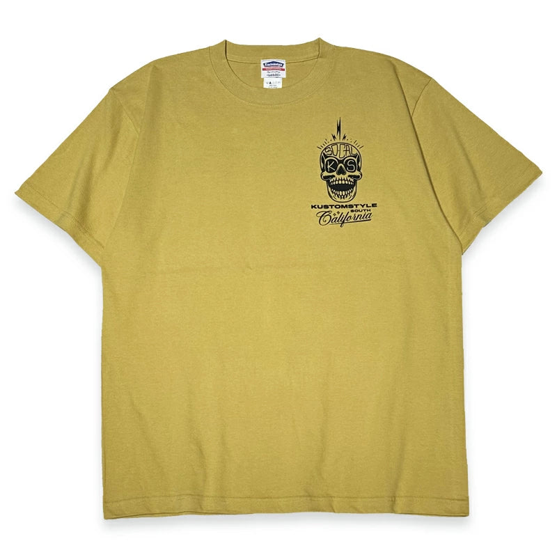 KUSTOMSTYLE  KST2412WH "P,L,O SKULL" T-SHIRTS