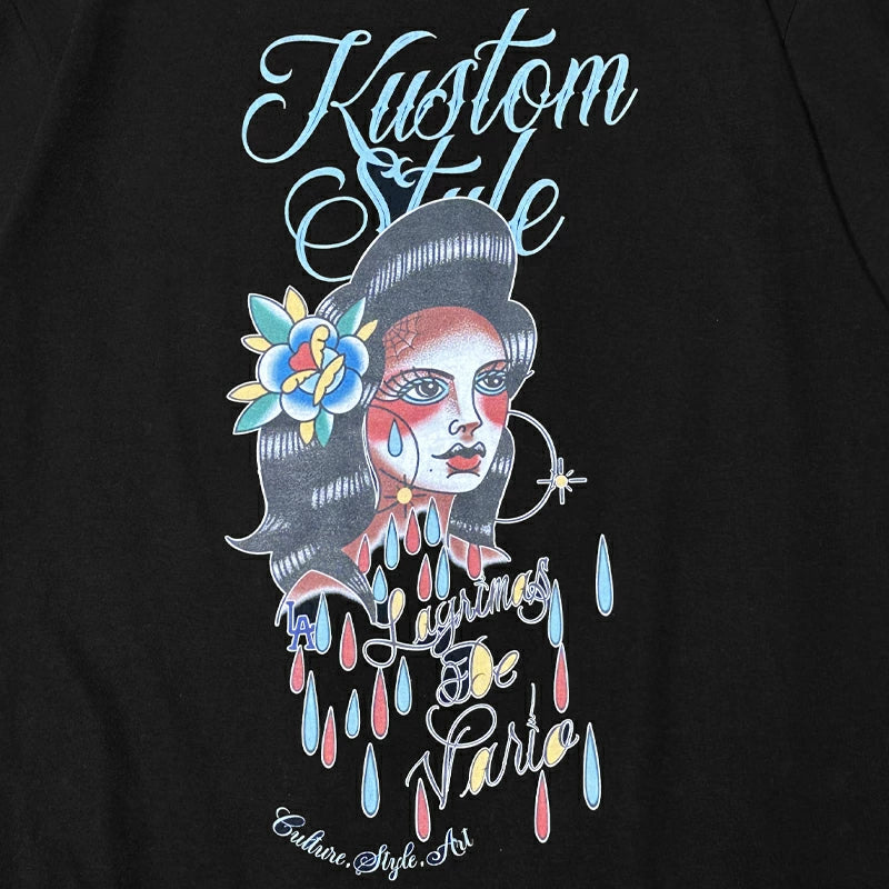KUSTOMSTYLE  KST2406 "LAGRIMAS DE VARIO" T-SHIRTS