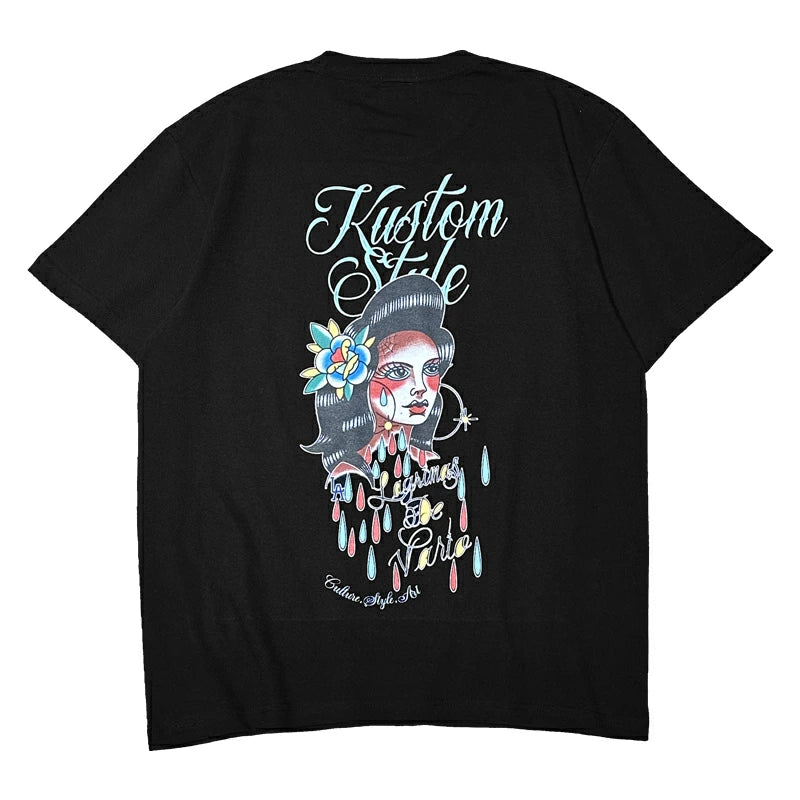 KUSTOMSTYLE  KST2406 "LAGRIMAS DE VARIO" T-SHIRTS
