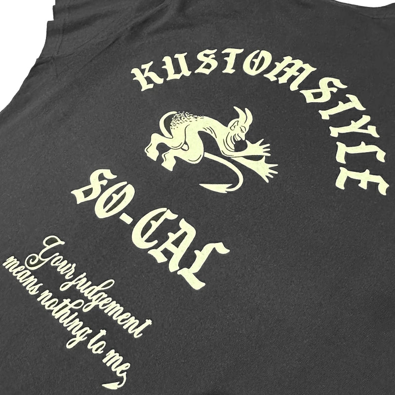 KUSTOMSTYLE  KST2415NY "THUMBING DEVIL"  T-SHIRTS