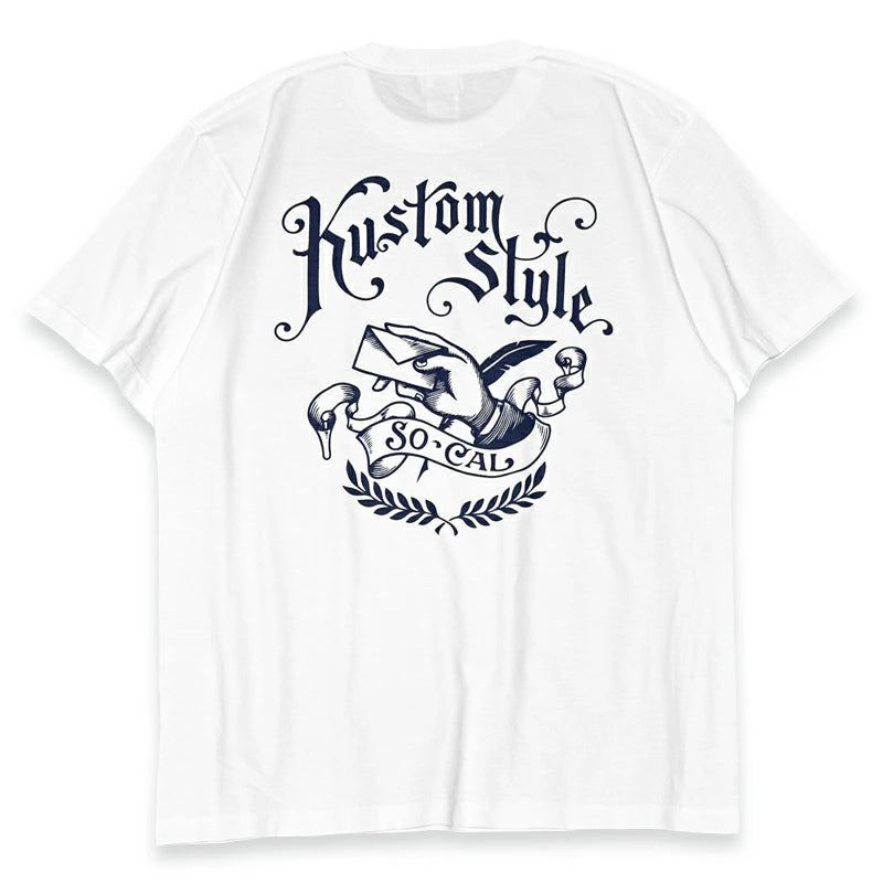 KUSTOMSTYLE  KST2421 "LETTER" T-SHIRTS