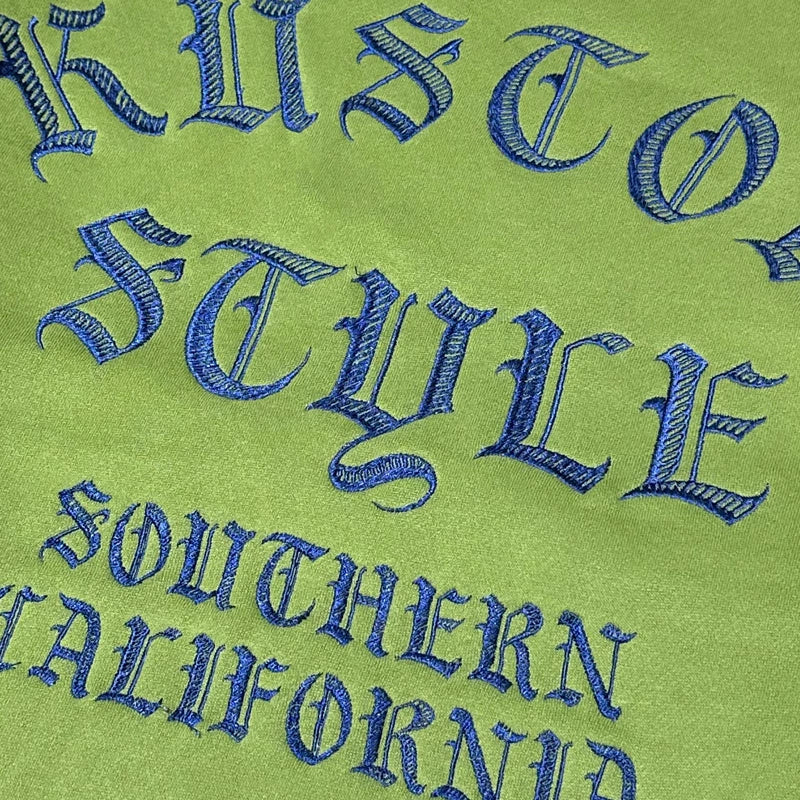 KUSTOMSTYLE KSSW2411 "SHADES" CREW NECK EMBROIDERY SWEAT SHIRTS
