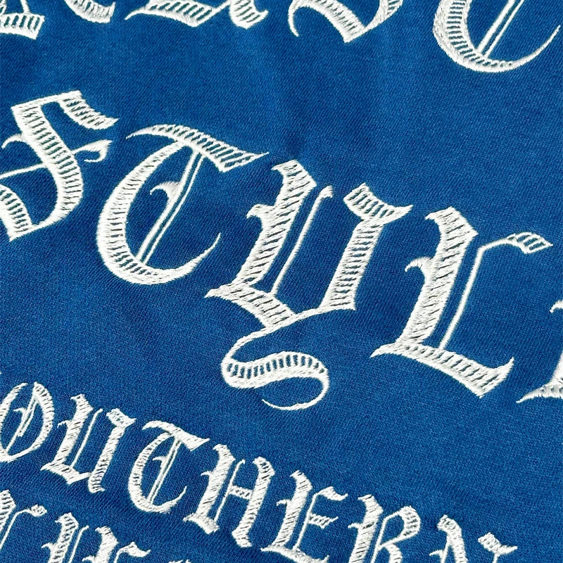 KUSTOMSTYLE KSSW2411 "SHADES" CREW NECK EMBROIDERY SWEAT SHIRTS