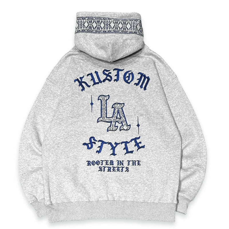 KUSTOMSTYLE KSP2424BK "LA BANDANA" PULLOVER HOODIE