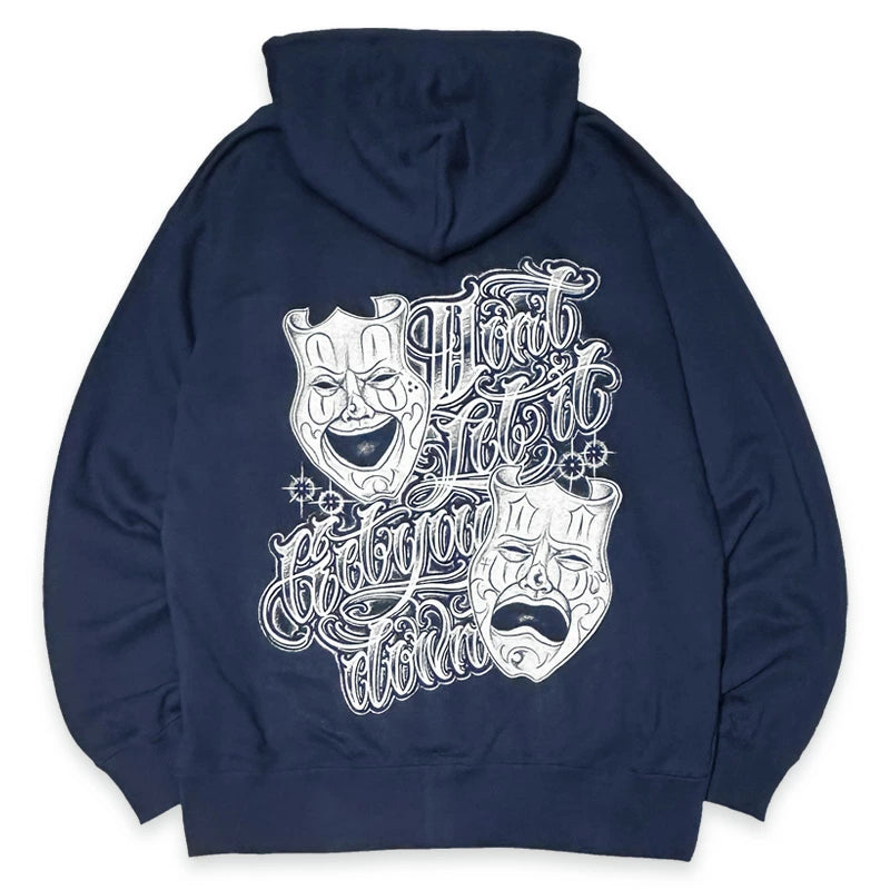 KUSTOMSTYLE KSP2426 "DON'T LET IT GET YOU DOWN" PULLOVER HOODIE