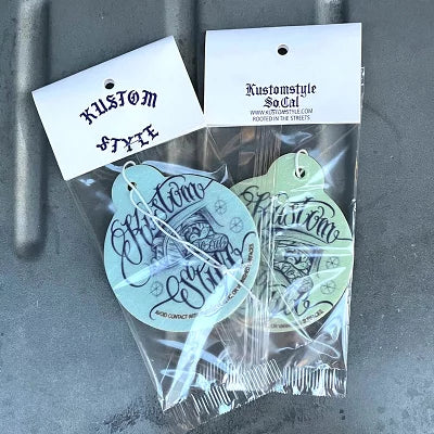 KUSTOMSTYLE  KSAF2428 "BOMB-KUN" AIR FRESHENER  DARK ICE SCENT