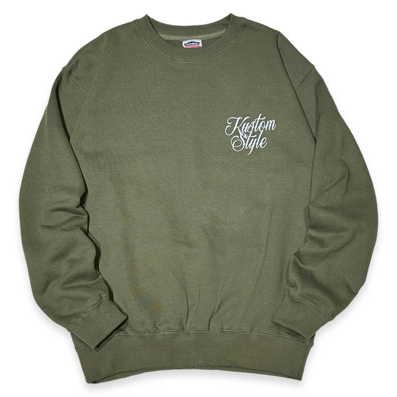 KUSTOMSTYLE KS2406 "LAGRIMAS DE VARIO" CREWNECK SWEATSHIRTS & HOODIE