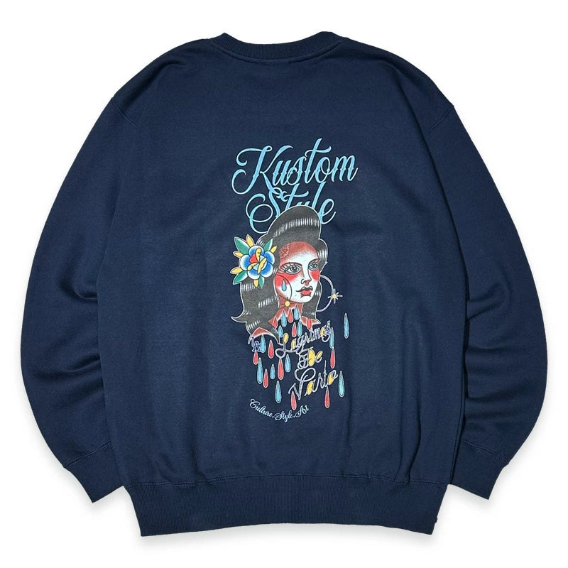 KUSTOMSTYLE KS2406 "LAGRIMAS DE VARIO" CREWNECK SWEATSHIRTS & HOODIE