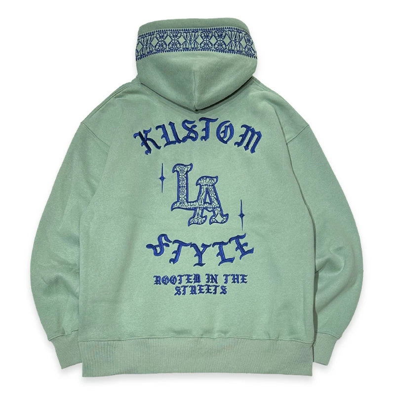 KUSTOMSTYLE KSP2424BK "LA BANDANA" PULLOVER HOODIE