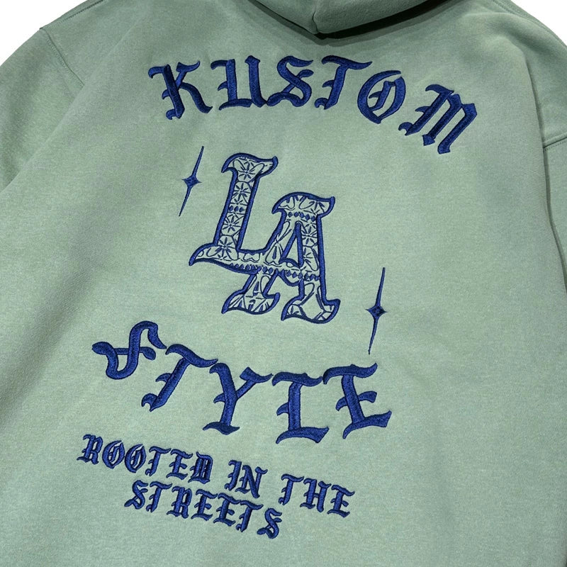 KUSTOMSTYLE KSP2424BK "LA BANDANA" PULLOVER HOODIE