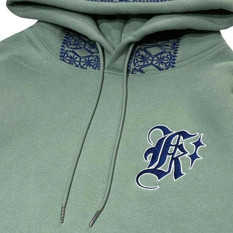 KUSTOMSTYLE KSP2424BK "LA BANDANA" PULLOVER HOODIE