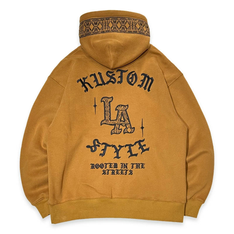 KUSTOMSTYLE KSP2424BK "LA BANDANA" PULLOVER HOODIE