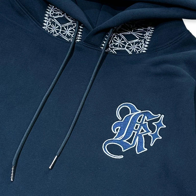 KUSTOMSTYLE KSP2424BK "LA BANDANA" PULLOVER HOODIE