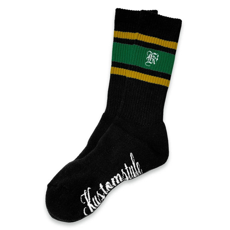 KUSTOMSTYLE  KSSOX-021 -K DIA- CREW SOCKS