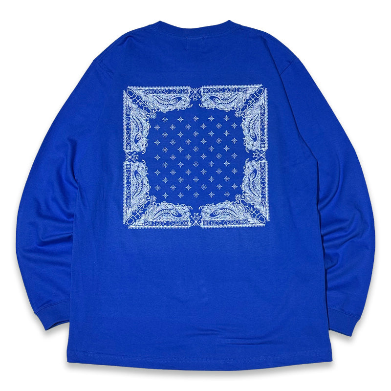 KUSTOMSTYLE KSTL2434 "S-T LOGO BANDANA" LONG SLEEVE T-SHIRTS