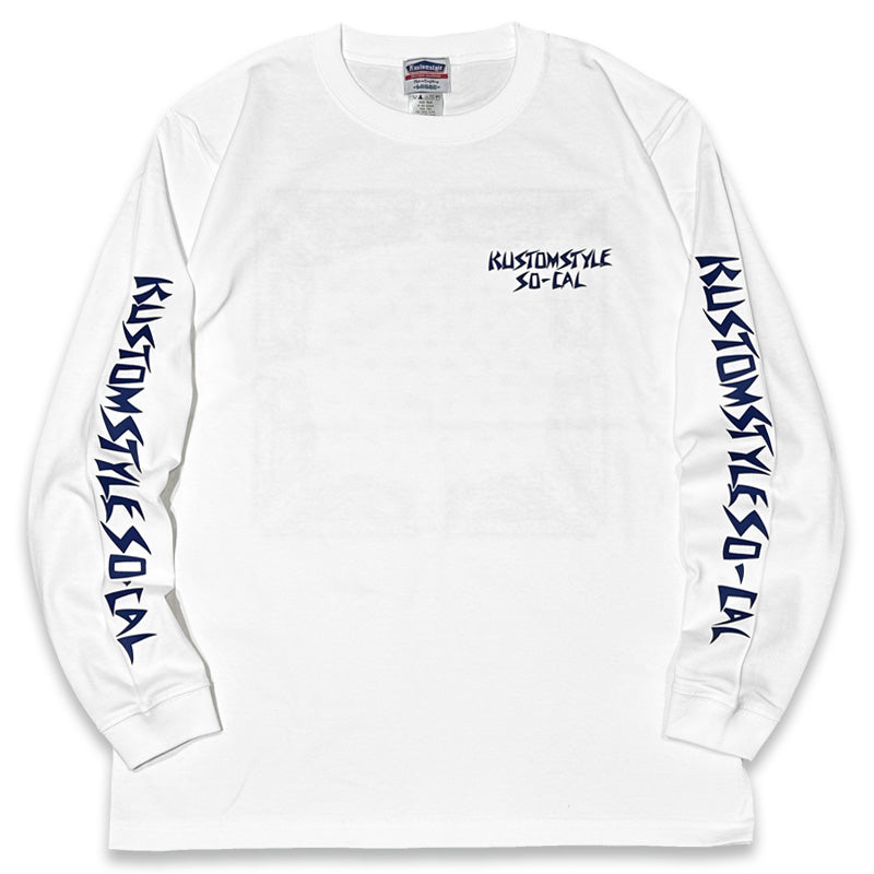 KUSTOMSTYLE KSTL2434 "S-T LOGO BANDANA" LONG SLEEVE T-SHIRTS