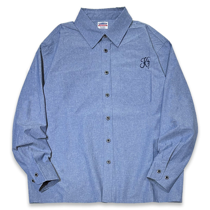 KUSTOMSTYLE KSLS2431CH "STARLITE" LONG SLEEVE WORK SHIRTS CHAMBRAY