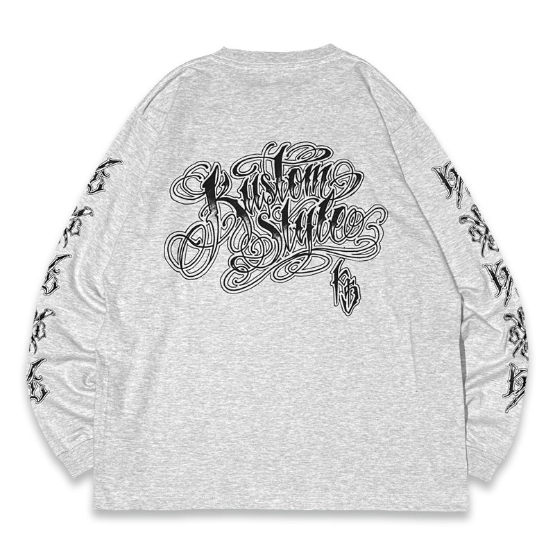KUSTOMSTYLE KSTL1101 "NORM LOVE LETTER" LONG SLEEVE T-SHIRTS