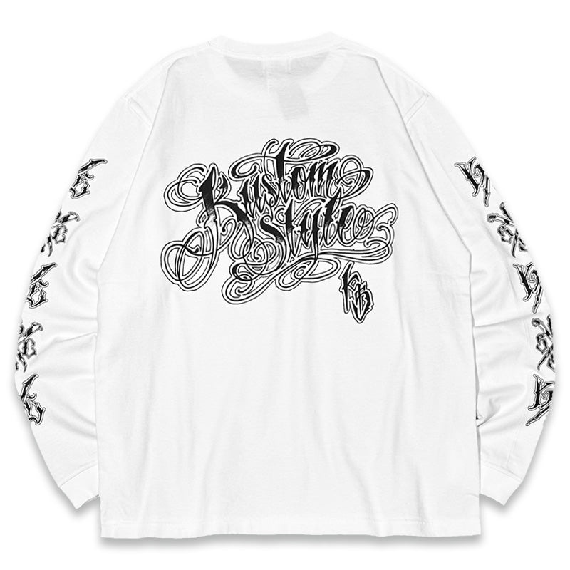 KUSTOMSTYLE KSTL1101 "NORM LOVE LETTER" LONG SLEEVE T-SHIRTS