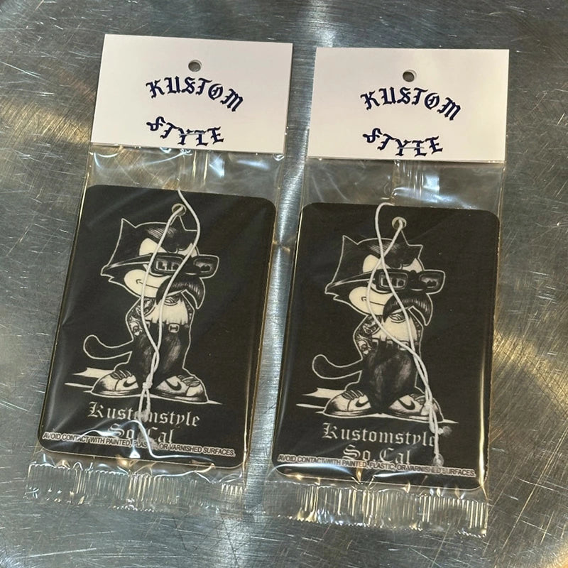 KUSTOMSTYLE  KSAF2502 -THE CAT- AIR FRESHENER  BLACK ICE-SCENT