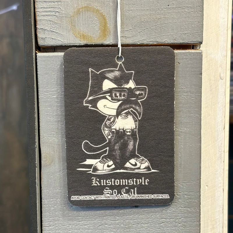 KUSTOMSTYLE  KSAF2502 -THE CAT- AIR FRESHENER  BLACK ICE-SCENT