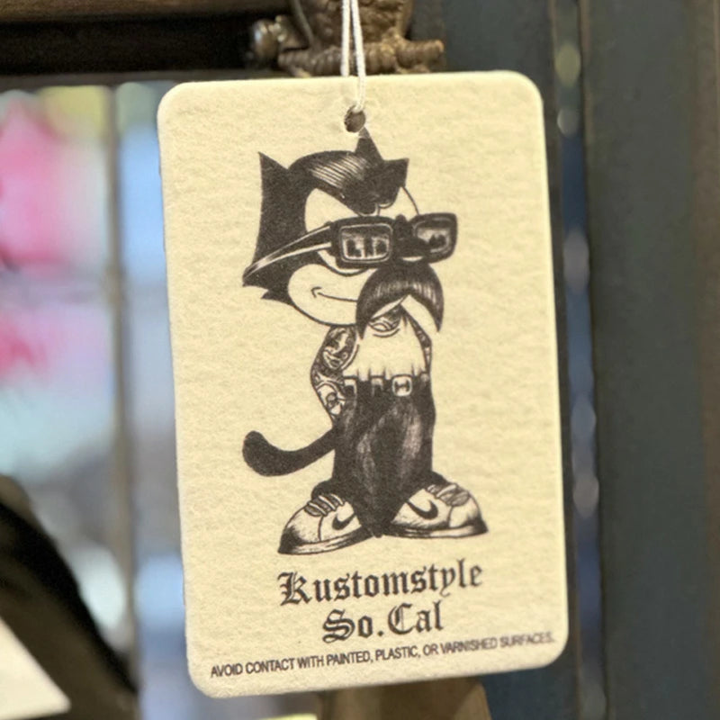 KUSTOMSTYLE  KSAF2502 -THE CAT- AIR FRESHENER  BLACK ICE-SCENT