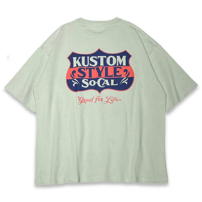 KUSTOMSTYLE  KST2401WH -GOOD FOR LIFE- WIDE BODY T-SHIRTS